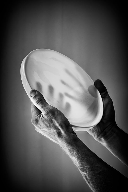 at the table with James MOON porcelain